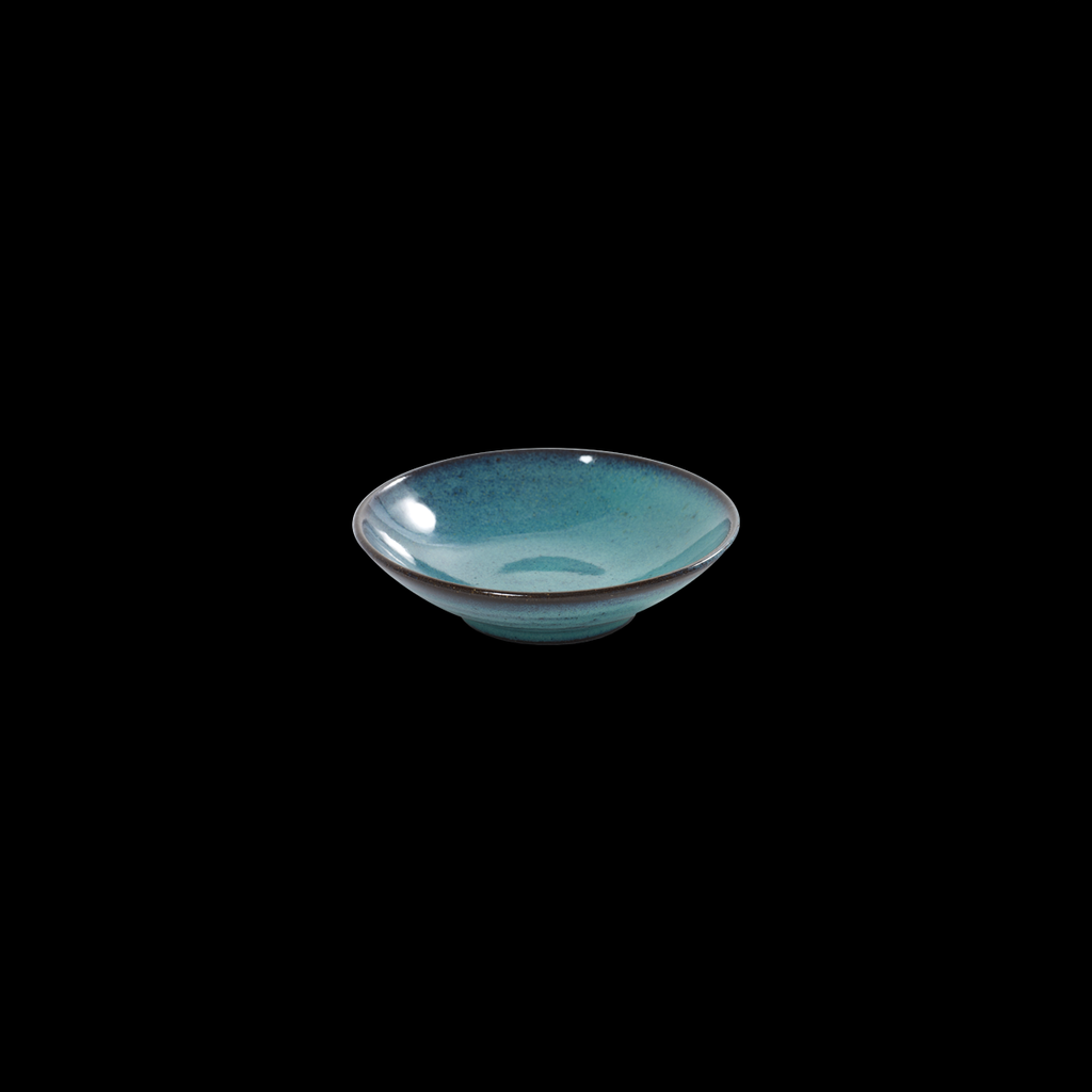 Schälchen flach 15 cm, Aqua
