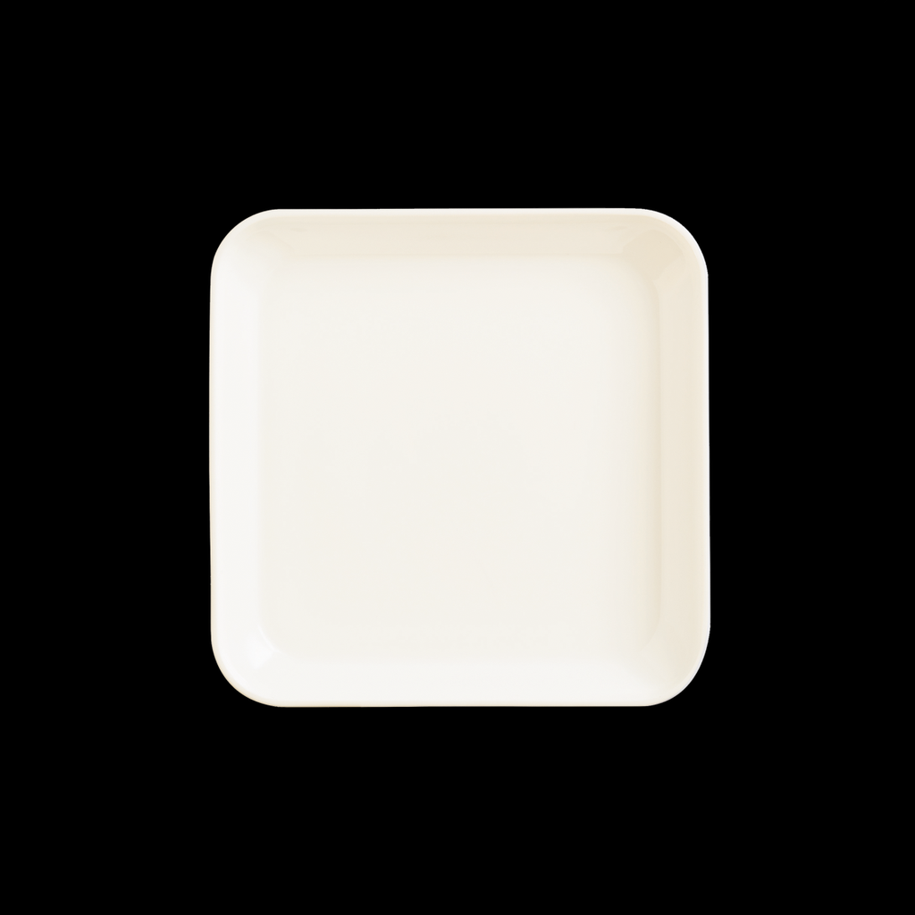 Teller quadratisch 24 cm, Mekkano Cream