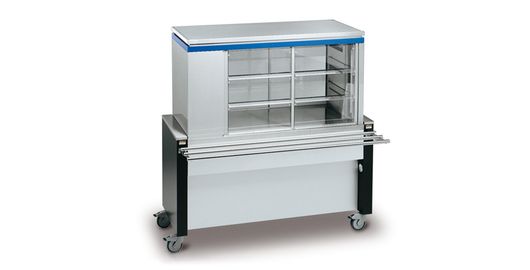 Rollito® Vitrine (zum Aufsetzen) ohne Unterbau KV-T-6K, Kühlmaschine rechts