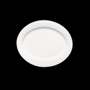 Platte Fahne oval Relief 35 x 27 cm, Dialog