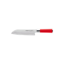 Santokumesser 18 cm, mit Kullenschliff, Red Spirit