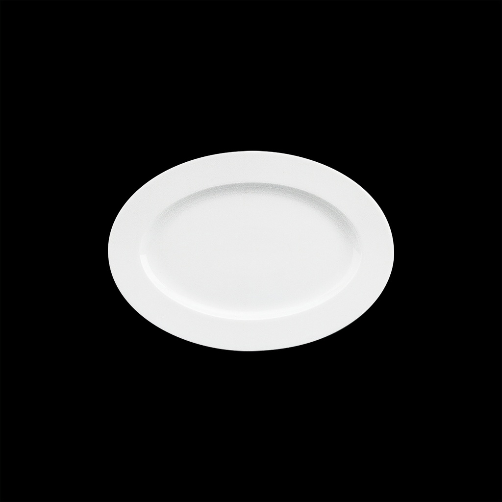 Platte Fahne oval 29 x 20 cm, Fine Dining