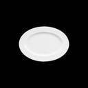 Platte Fahne oval 29 x 20 cm, Fine Dining
