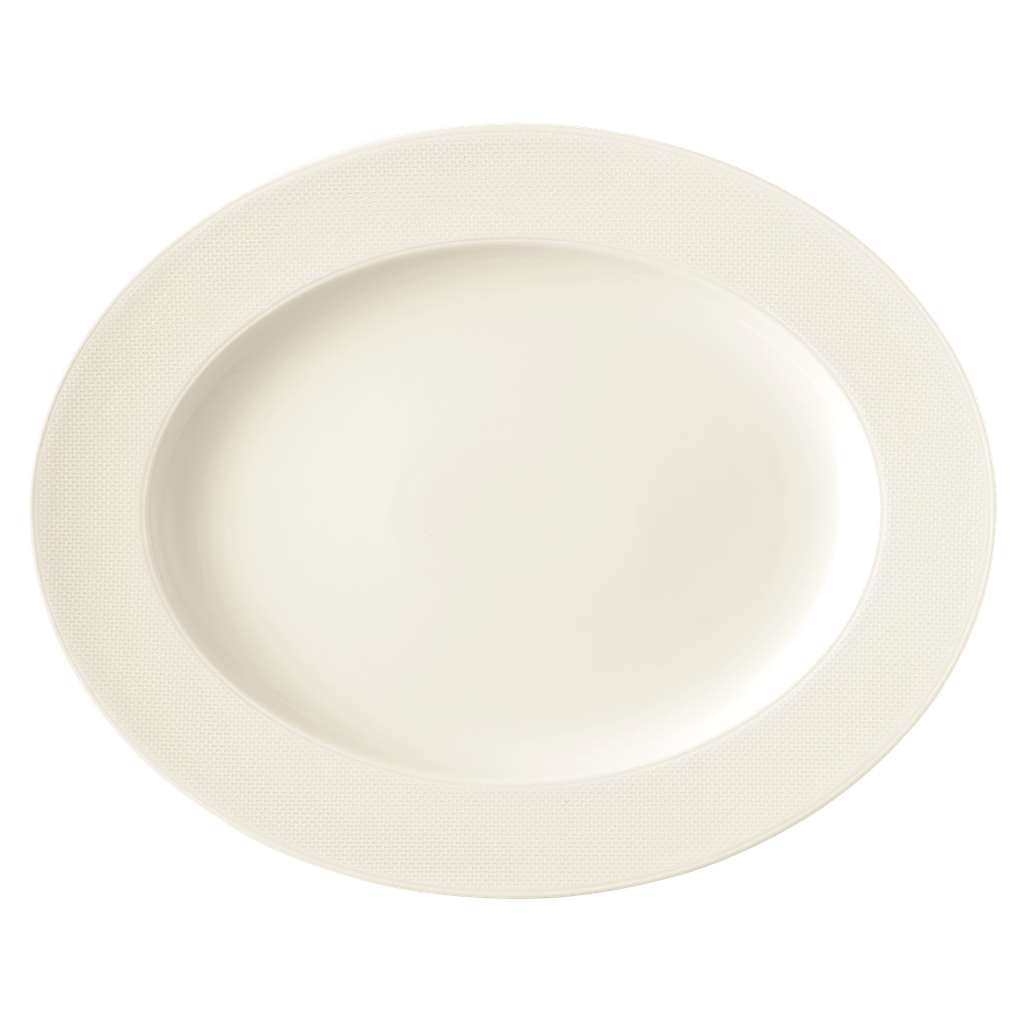 Platte oval Relief 33 cm, Diamant