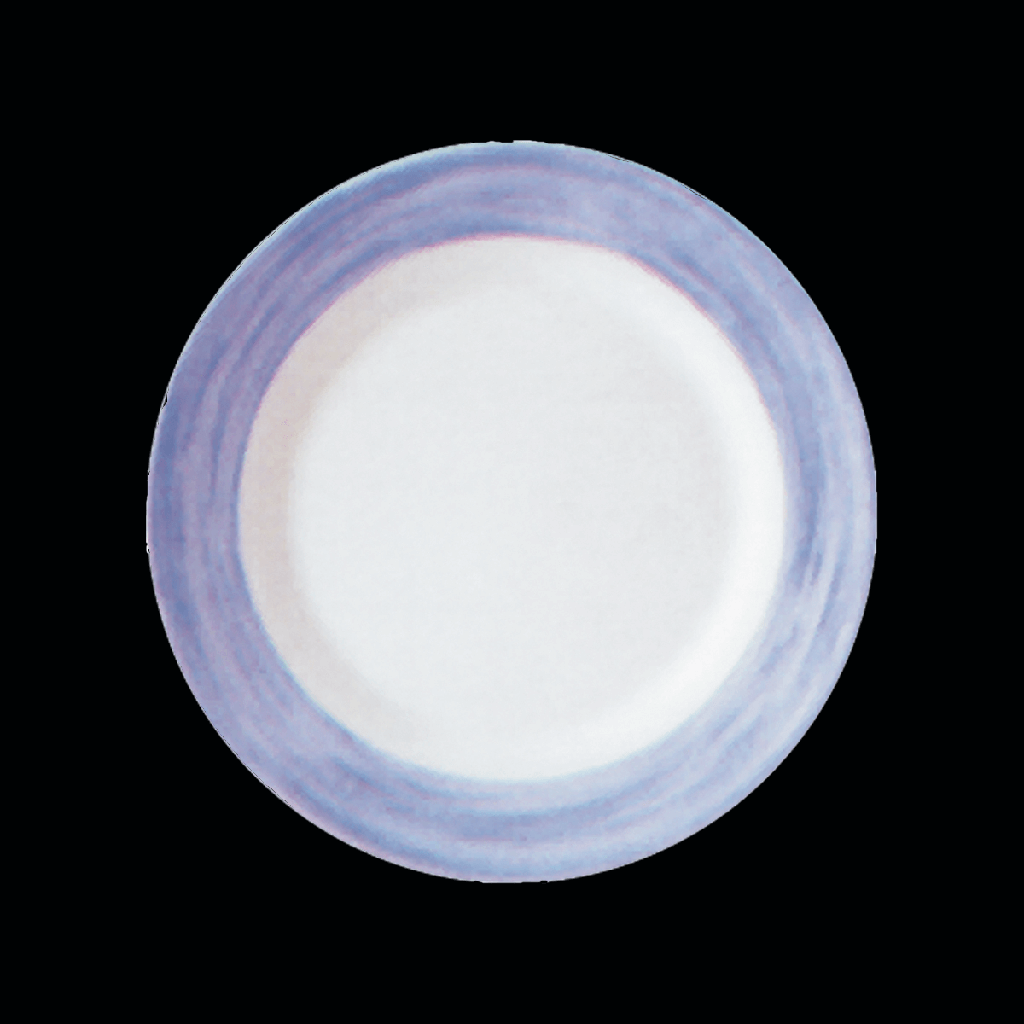 Teller flach 25,2 cm, Brush Blue