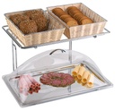 GN-Buffet-Gestell 1/1, 2-teilig, Doppeldecker