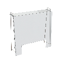 Hygieneschutz 90 x 86,5 cm, mit Durchreiche, Guard Counter 900