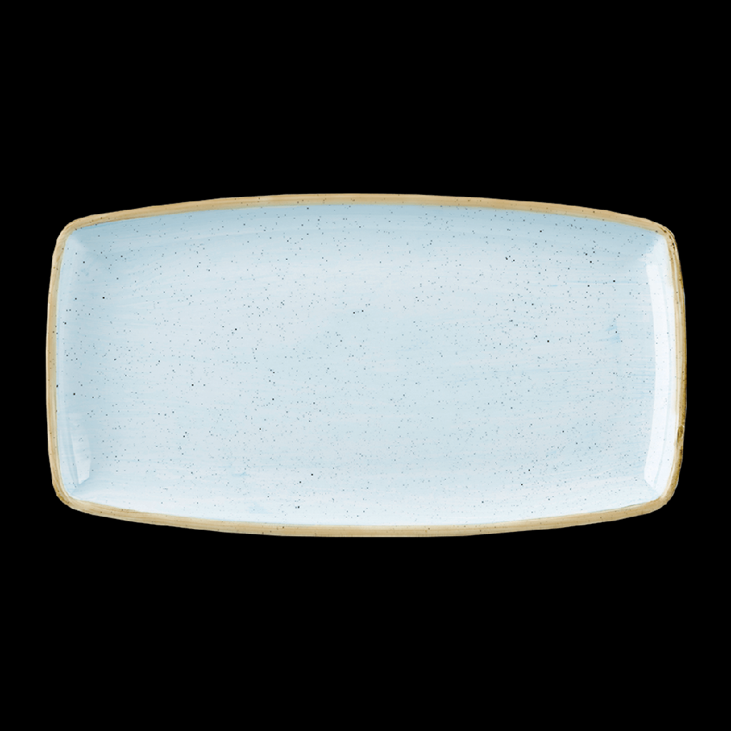 Platte Oblong 35 x 19 cm, Stonecast Dekor
