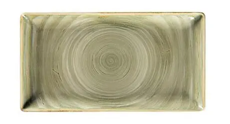 Teller rechteckig 34 x 18 cm, Spot Dekor - Rakstone