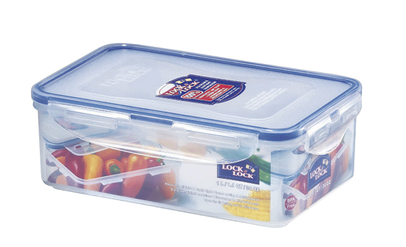 Frischhaltebox rechteckig 1,00 l, mit Ablaufgitter, LocknLock PP Classic
