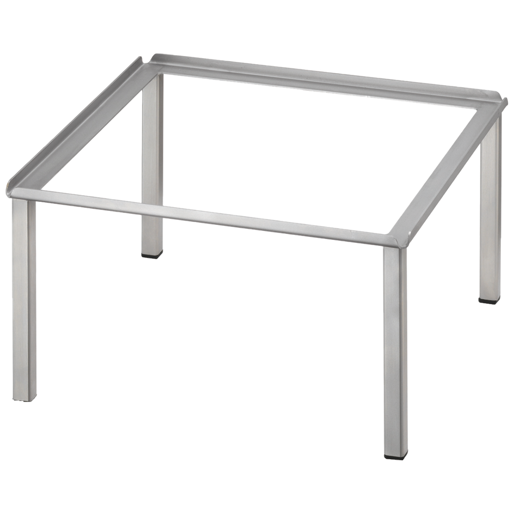 Standfuß 33 x 33 cm, zu Frischeplatte/-schale, Raiser Inox