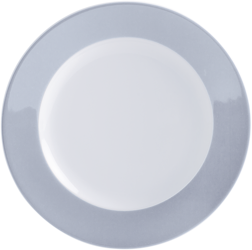 [9008435] Teller flach Fahne 20,5 cm, Pronto Dekor