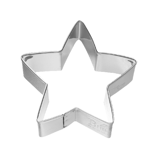 [9161264] Ausstecher Knuddelkeks Stern 5 Zacken, Ø = 6,3cm
