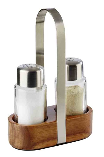 [9035913] Menage für Salz/Pfeffer, Wood