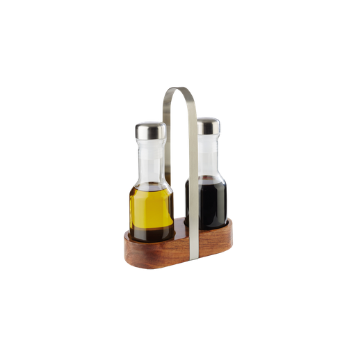 [9035914] Menage für Essig/Öl, Wood