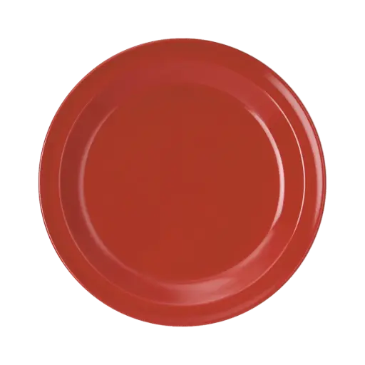 [9000469] Teller flach 19,5 cm Duroplast rot