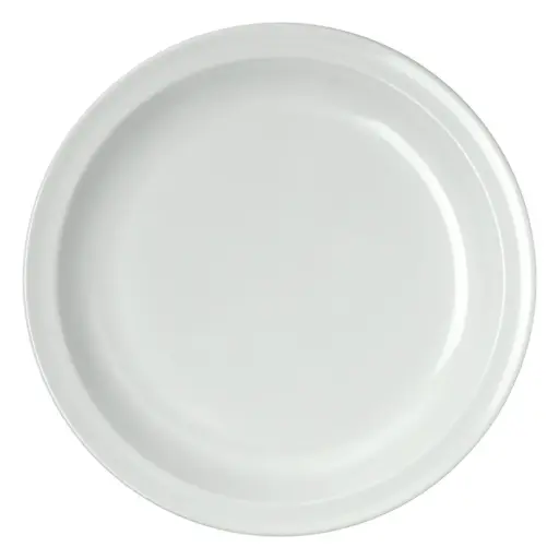 [9000476] Teller flach 23,5 cm, weiß