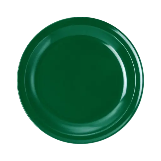 [9000499] Teller flach 19,5 cm, Duroplast grün