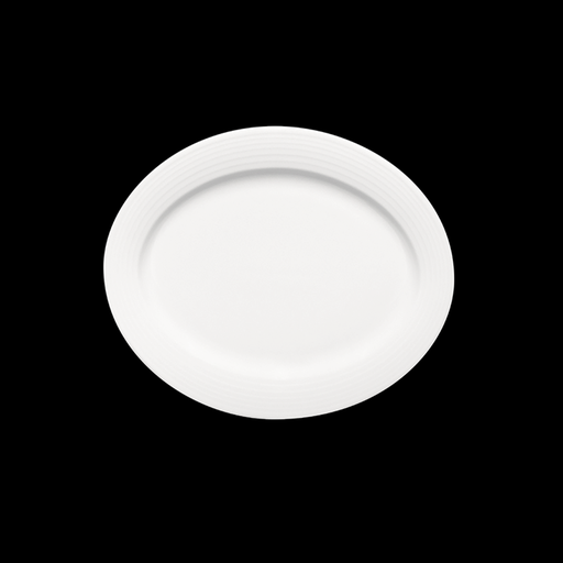 [9002690] Platte Fahne oval Relief 35 x 27 cm, Dialog