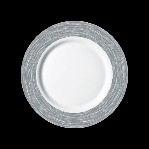 [9308944] Teller flach 25,2 cm, Brush Grey