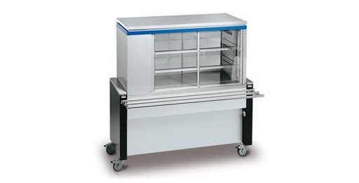 [9312384] Rollito® Vitrine (zum Aufsetzen) ohne Unterbau KV-T-6K, Kühlmaschine rechts