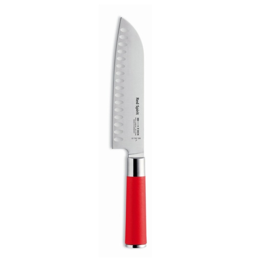 [9318070] Santokumesser 18 cm, mit Kullenschliff, Red Spirit