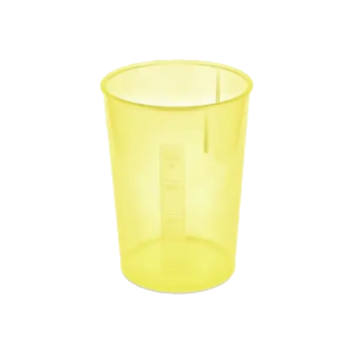 [9323087] Schnabelbecher-Unterteil 250 ml, mit Skalierung gelb-transluzent