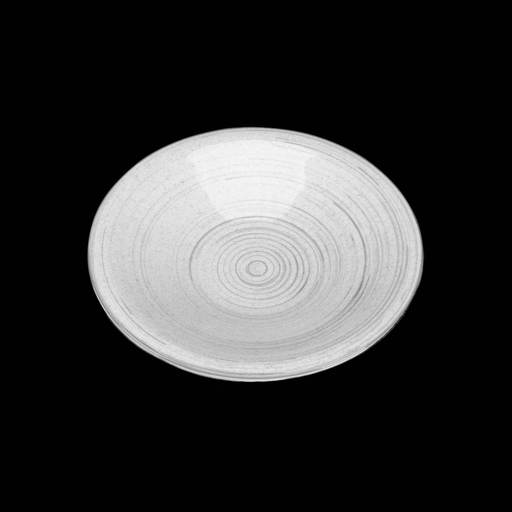 [9339817] Platte rund, Ø = 27 cm, Tondo, grau