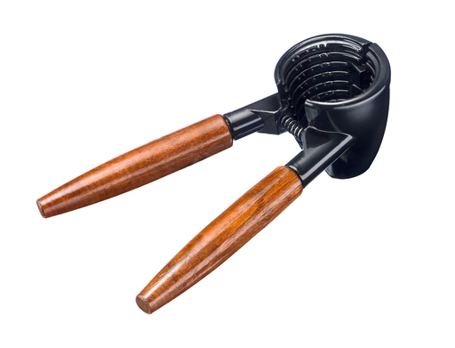 [9030402] Nussknacker mit Holzgriff Birkenholz Metallguss