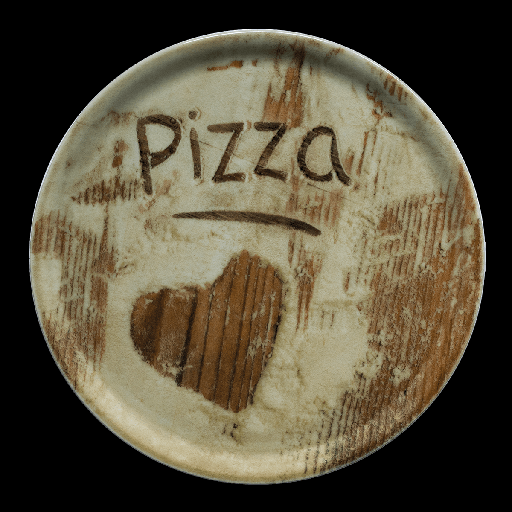[9449056] Pizzateller 33 cm mit Dekor, Napoli Flour Z31