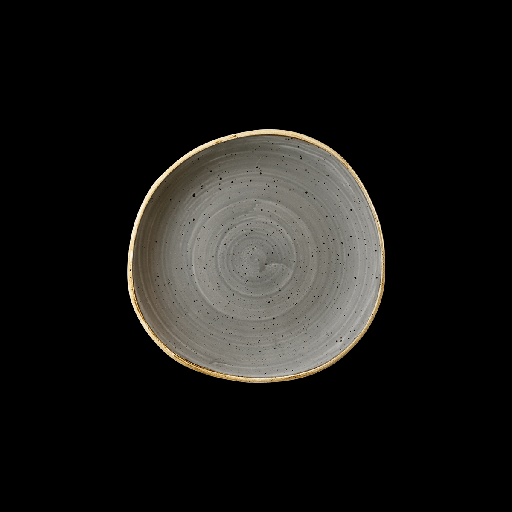 [9587266] Teller flach organisch 21 cm, Stonecast Dekor