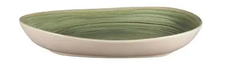 [9636408] Teller tief organisch 28 x 23 cm, Spot Dekor - Rakstone
