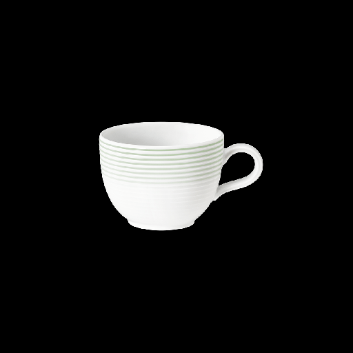 [9637525] Kaffee-Obertasse Tulpe Relief 0,22 l, Blues Dekor