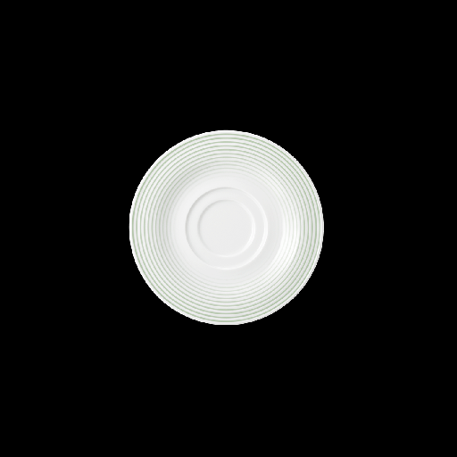 [9637526] Untertasse Relief 16,5 cm, Blues Dekor
