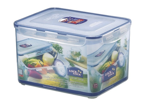 [9040141] Frischhaltebox rechteckig 9,00 l, mit Ablaufgitter, LocknLock PP Classic