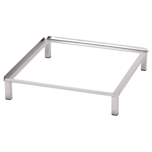 [9055223] Standfuß 33 x 33 cm, zu Frischeplatte/-schale, Raiser Inox