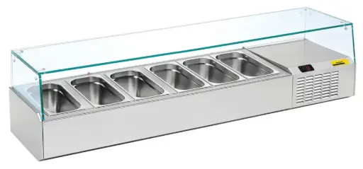 [9767789] Aufsatz-Pizza-Kühltisch für GN 1/3-150 mm, A 1610-1/1 - Kühlen