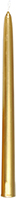 [9092332] Spitzkerze 260x22 mm gold Duni Pack á 10 Stück