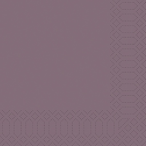 [9093037] Serviette, Zelltuch, plum 40x40cm, 3-lg., 1/4-Falz, 250St./Pk.