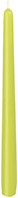 [9093201] Leuchterkerzen, kiwi L250xD22mm, Brenndauer ca. 7Std., 50St./Pk.