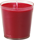 [9093611] Kerzenglas, Switch & Shine, Refill, Bordeaux H=6cm, Brenndauer ca. 30Std.