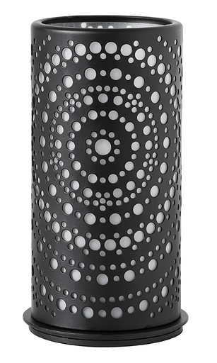 [9093859] Kerzenhalter Billy, Metall, schwarz 140x75 mm