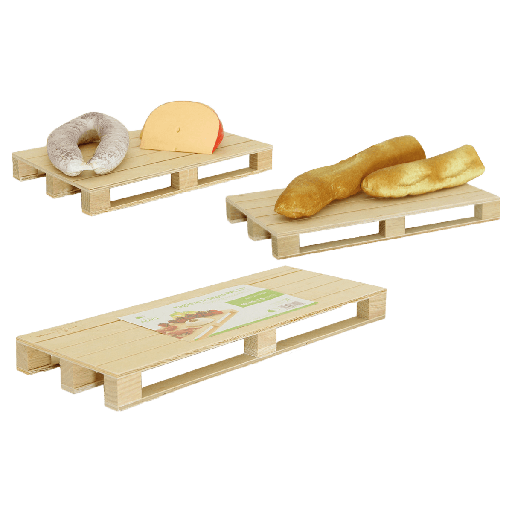 [9160170] Palette, Länge: 40 cm, Holz natur