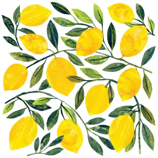 [9924666] Serviette Travey's Ciitronella, 33 x 33 cm, 3-lagig, Fruits