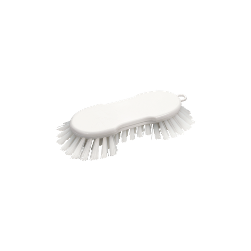 [9161204] Waschbürste rund mit Bart, Länge: 22,5 cm