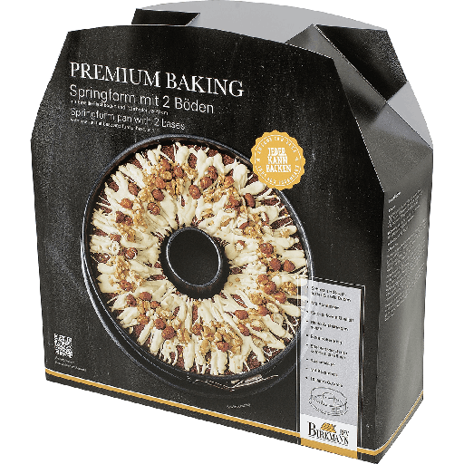 [9161221] Springform 28 cm, mit 2 Böden, Premium Baking